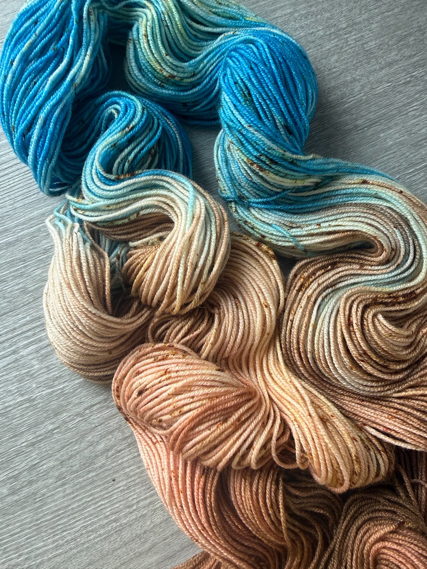 Daddy Took The T-Bird Away Artisan Hand Dyed Merino Wool Yarn