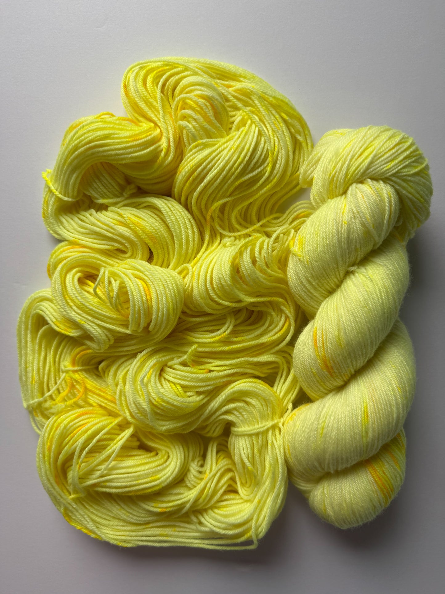 Day Glow Neon Hand Dyed Merino Wool Yarn
