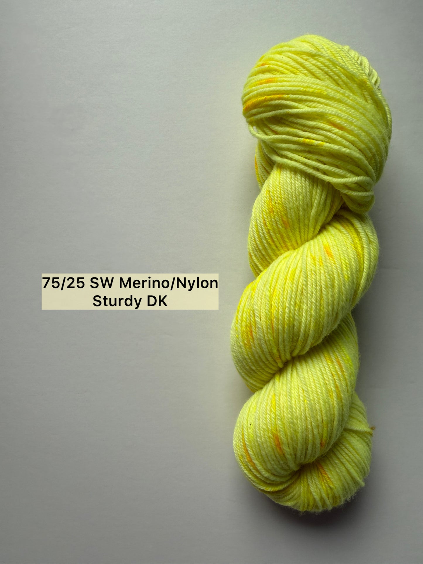 Day Glow Neon Hand Dyed Merino Wool Yarn