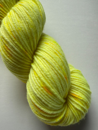 Day Glow Neon Hand Dyed Merino Wool Yarn