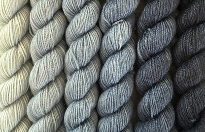 Denim Hand Dyed Mini Heap Fade Set