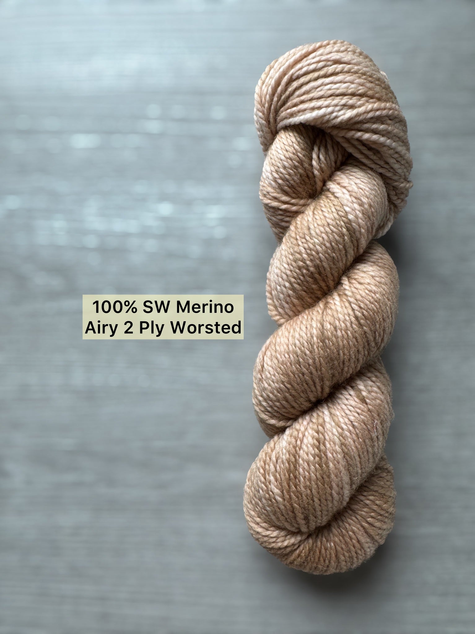 Ethically sourced Desert Diva hand-dyed merino wool yarn in camel-inspired tonal shades.