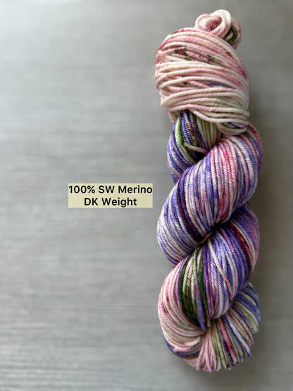English Garden Artisan Hand Dyed Merino Wool Yarn