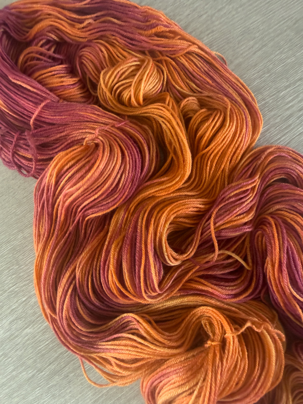Equinox Glow Artisan Hand Dyed Merino Wool Yarn