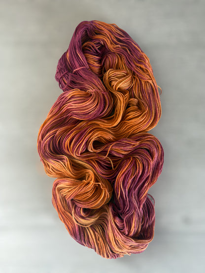 Equinox Glow Artisan Hand Dyed Merino Wool Yarn