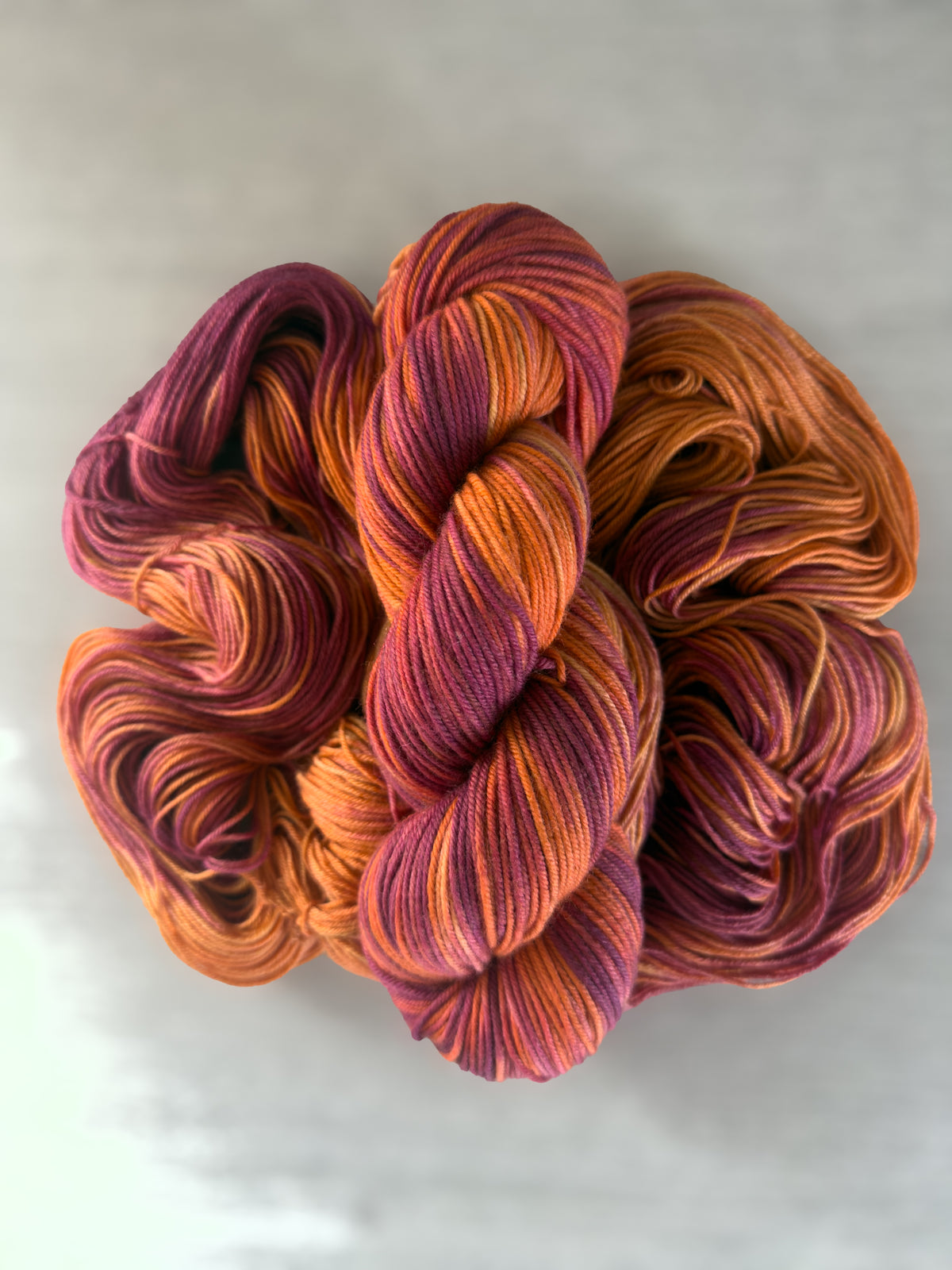 Equinox Glow Artisan Hand Dyed Merino Wool Yarn