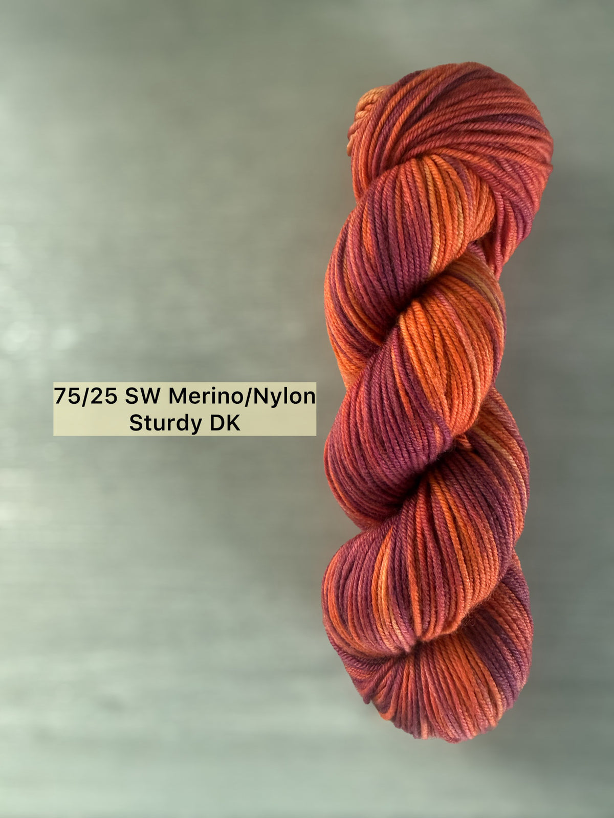 Equinox Glow Artisan Hand Dyed Merino Wool Yarn