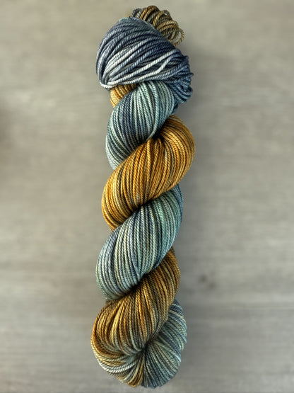 Faded Flannel Artisan Hand Dyed Merino Wool Yarn