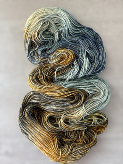 Faded Flannel Artisan Hand Dyed Merino Wool Yarn
