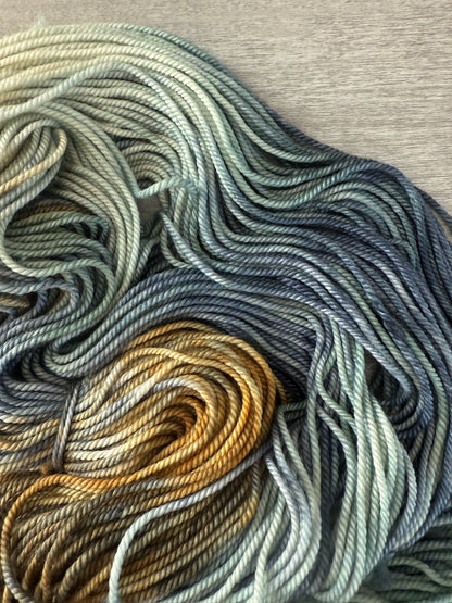 Faded Flannel Artisan Hand Dyed Merino Wool Yarn