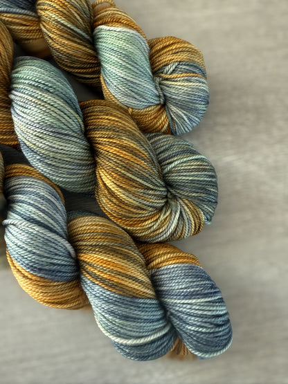 Faded Flannel Artisan Hand Dyed Merino Wool Yarn