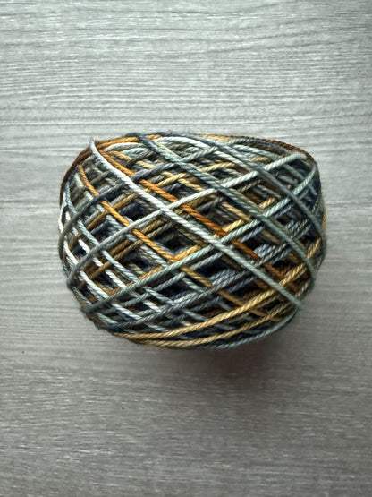 Faded Flannel Artisan Hand Dyed Merino Wool Yarn