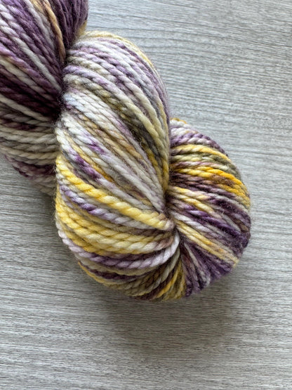 Fancy Pansy Artisan Hand Dyed Merino Wool Yarn
