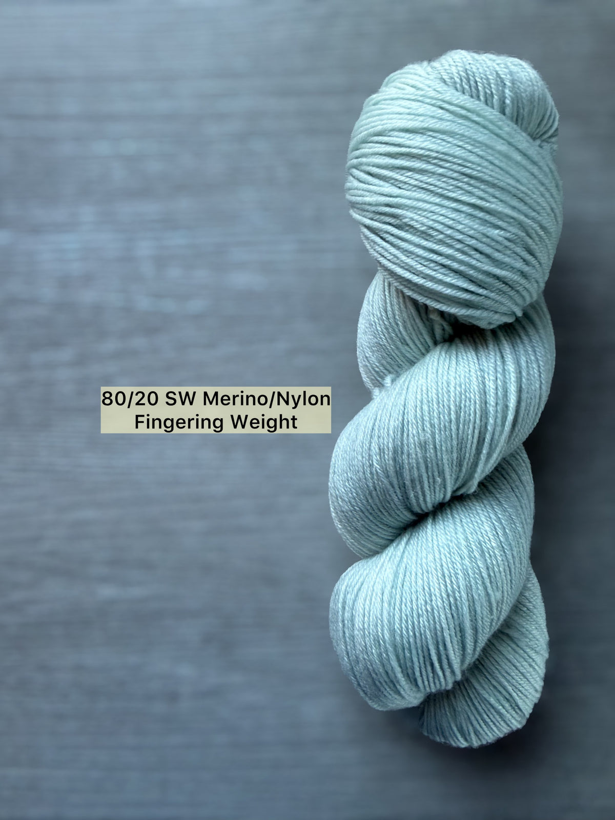 Frozen Aqua Artisan Hand Dyed Merino Wool Yarn