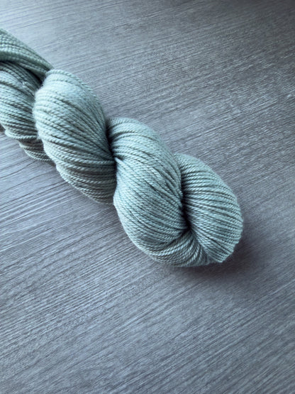 Frozen Aqua Artisan Hand Dyed Merino Wool Yarn