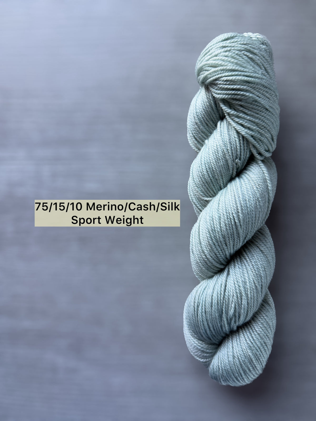 Frozen Aqua Artisan Hand Dyed Merino Wool Yarn