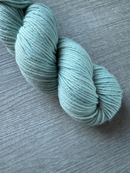 Frozen Aqua Artisan Hand Dyed Merino Wool Yarn