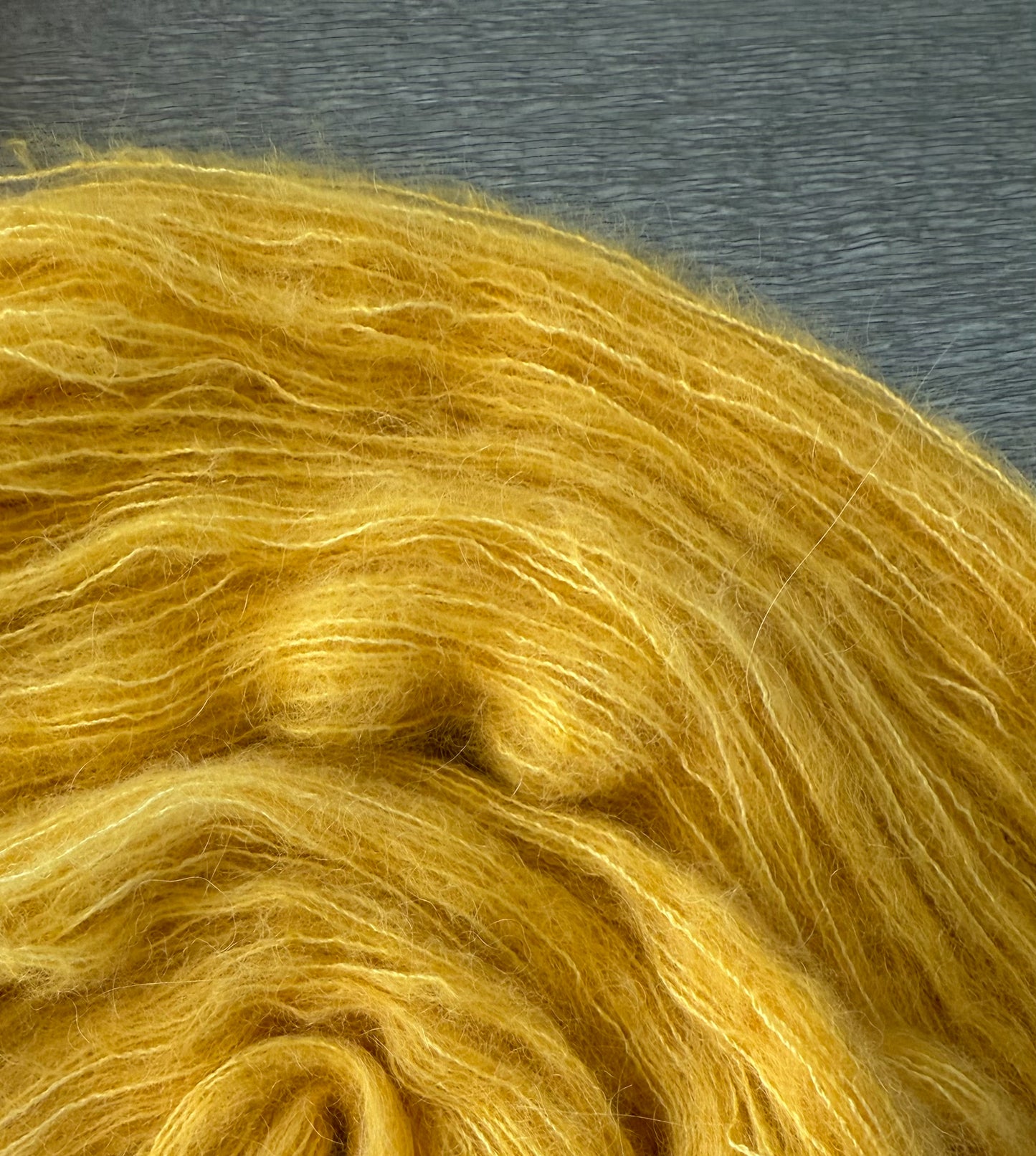 Goldenrod Suri/Silk Artisan Hand Dyed Yarn