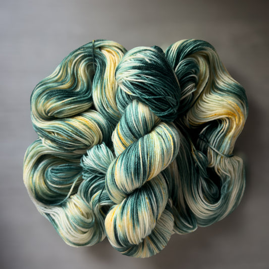 Gourd-Geous Artisan Hand Dyed Merino Wool Yarn