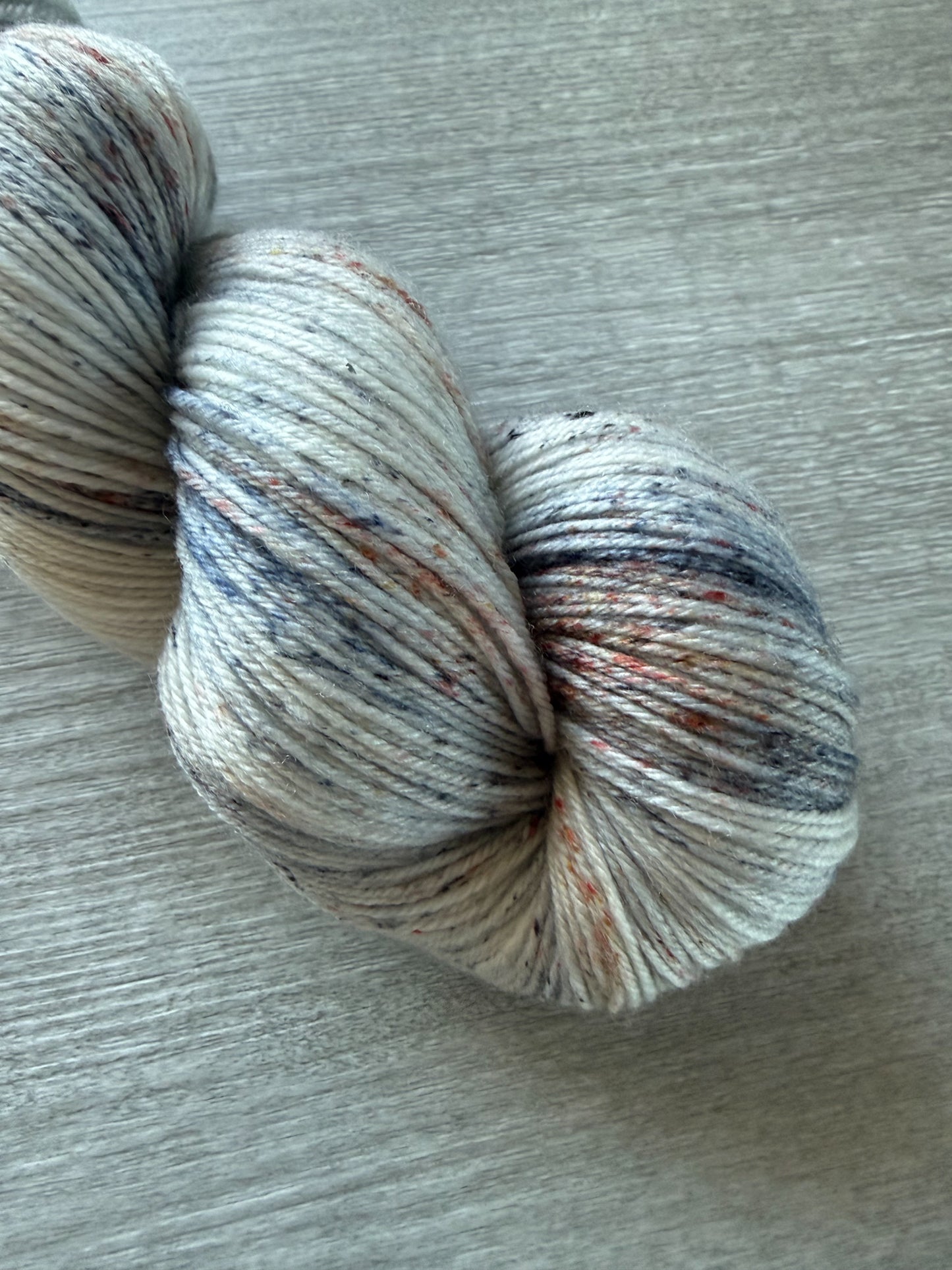 Granite Speckled Hand Dyed Merino Wool Yarn