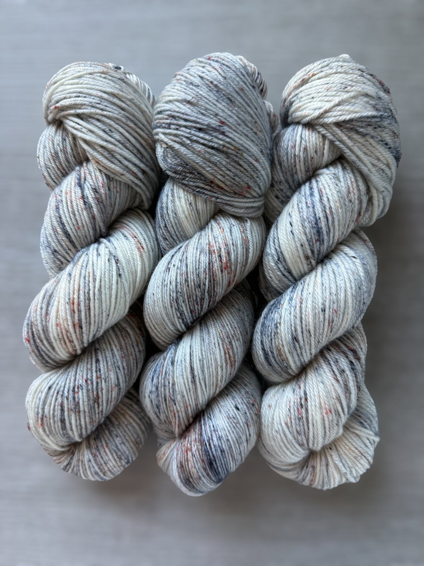 Granite Speckled Hand Dyed Merino Wool Yarn