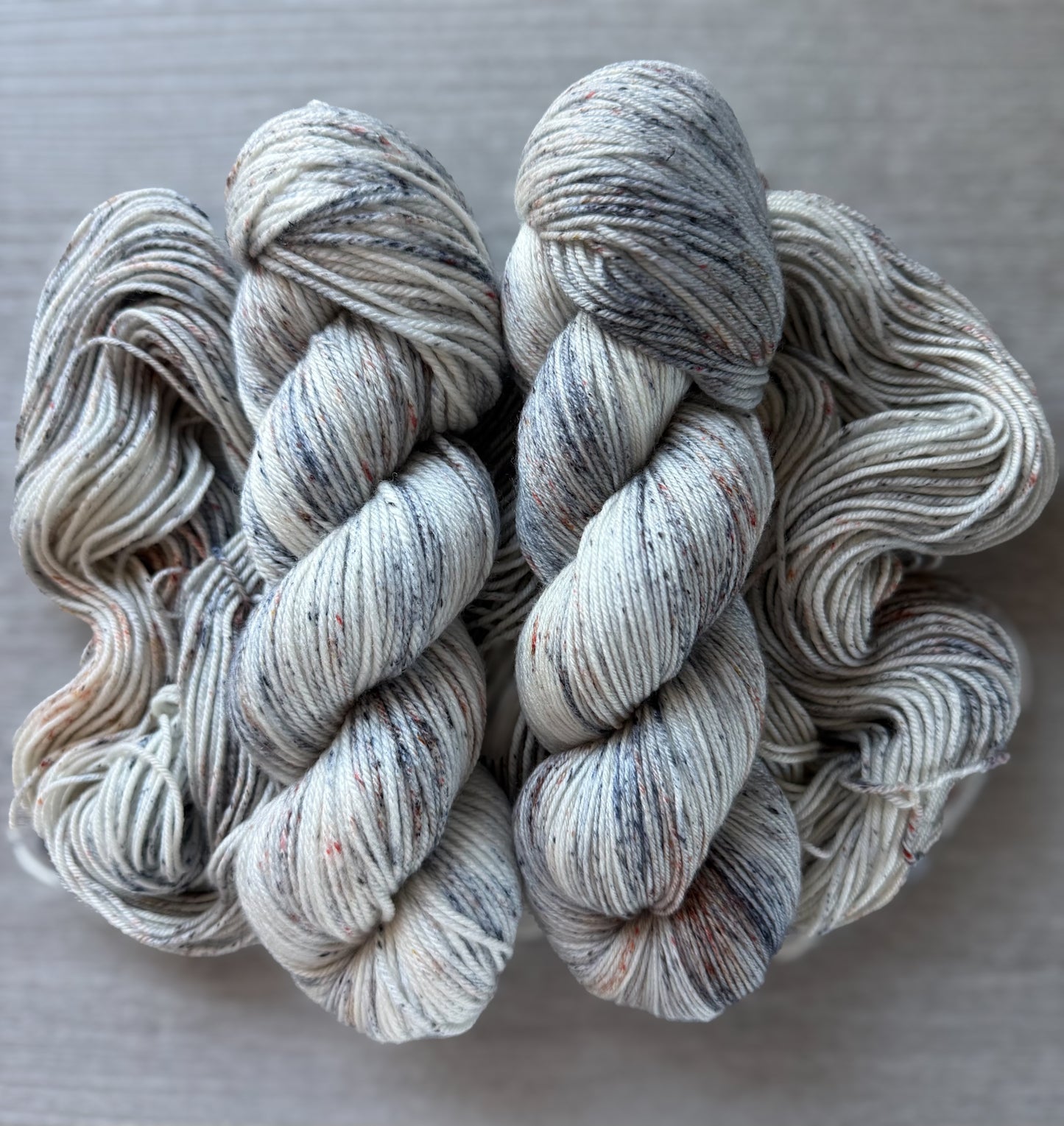 Granite Speckled Hand Dyed Merino Wool Yarn