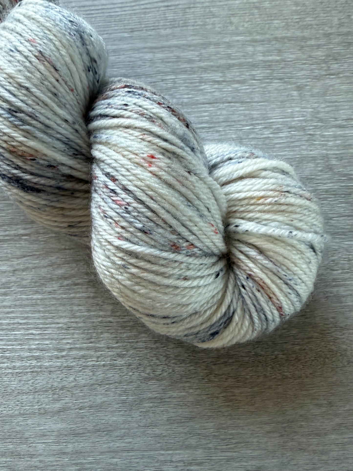 Granite Speckled Hand Dyed Merino Wool Yarn