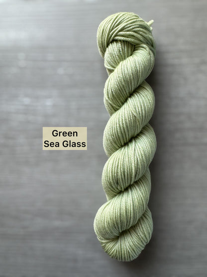 Mermaid Tears Sea Glass Artisan Dyed Merino Wool Yarn