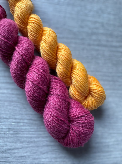 Gryffindor House Artisan Hand Dyed Sock Yarn