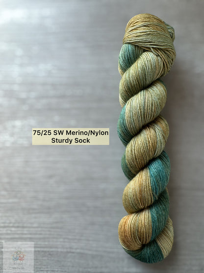 Gypsy Water Artisan Dyed Merino Wool Yarn
