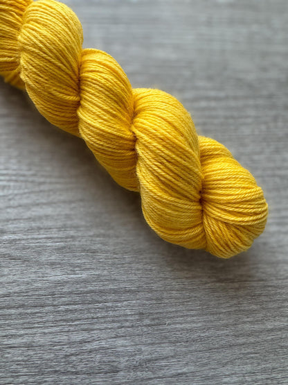 Hufflepuff House Hand Dyed Sock Yarn Set Harry Potter Inspired