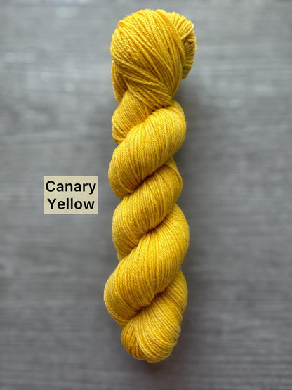 Hufflepuff House Hand Dyed Sock Yarn Set Harry Potter Inspired