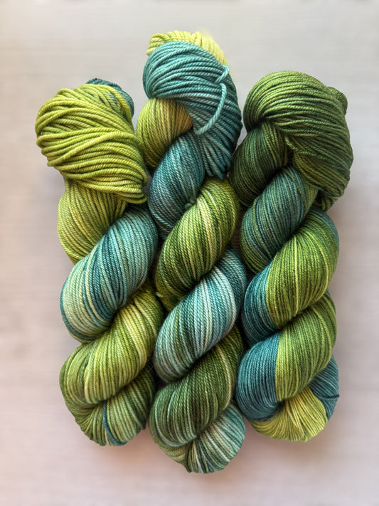 Hug A Tree Artisan Hand Dyed Merino Wool Yarn