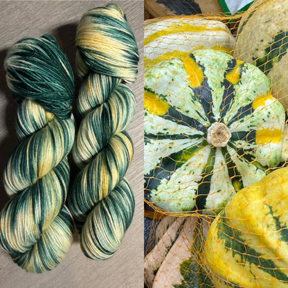 Gourd-Geous Artisan Hand Dyed Merino Wool Yarn
