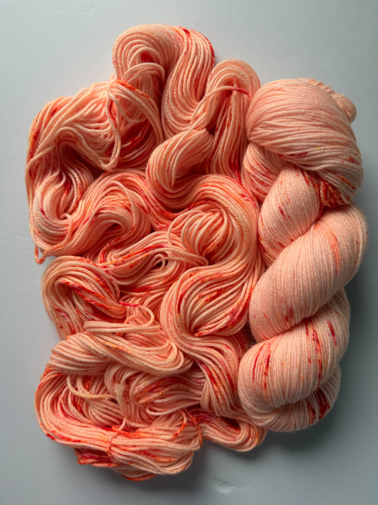 Jelly Shoes Neon Hand Dyed Merino Wool Yarn
