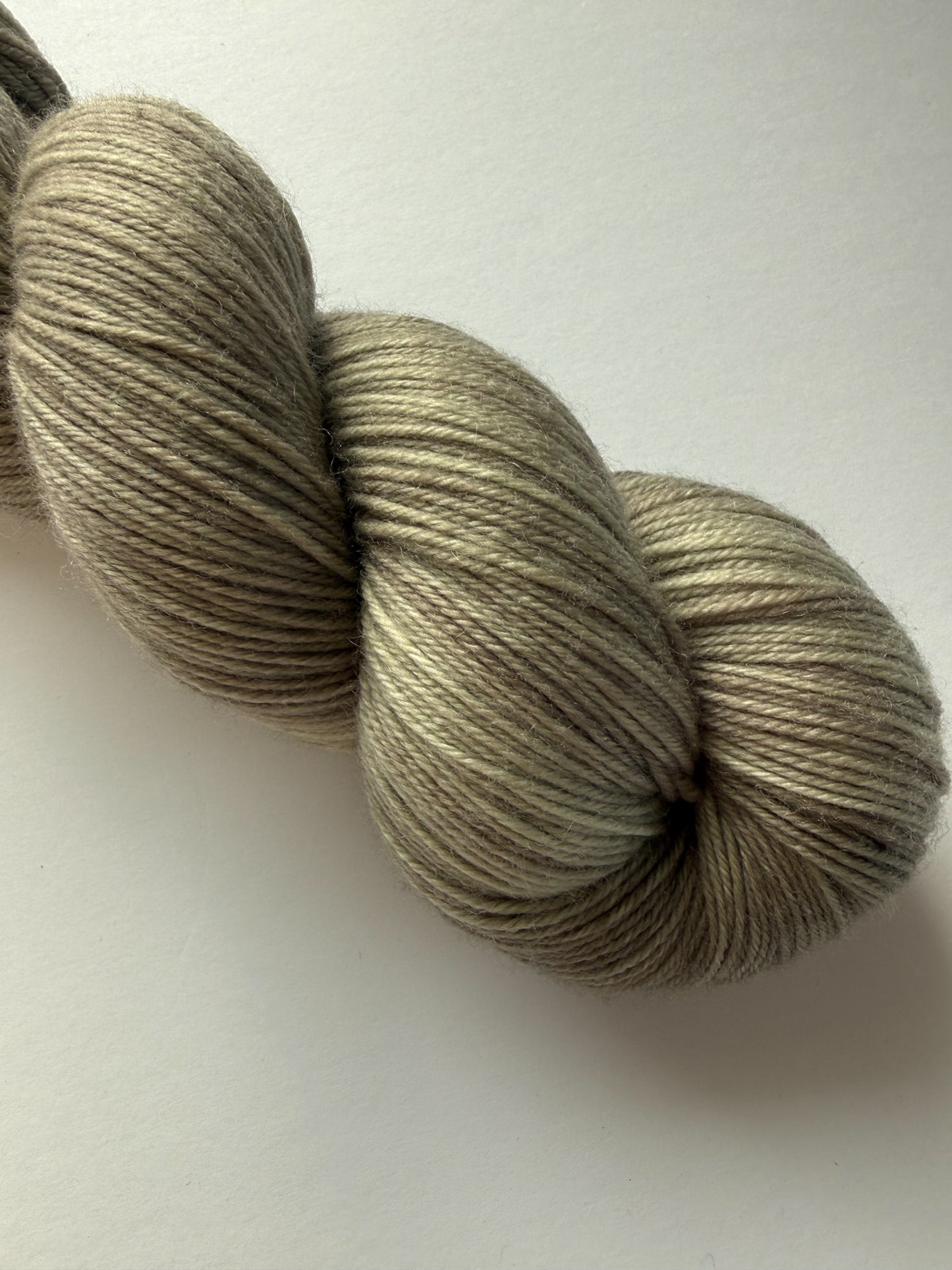 Kool Khaki Artisan Hand Dyed Merino Wool Yarn