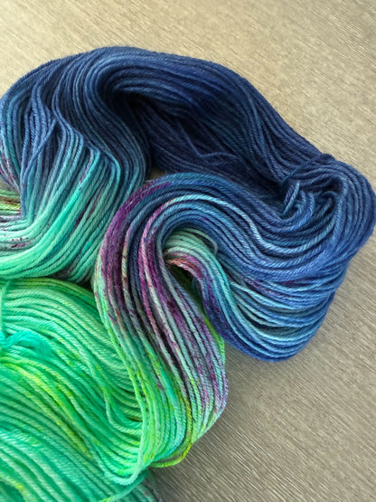 Lady Aurora Artisan Dyed Merino Wool Yarn