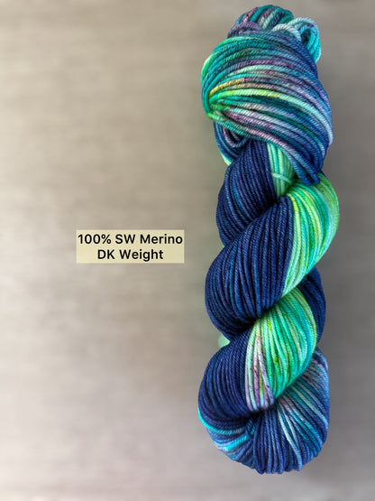 Lady Aurora Artisan Dyed Merino Wool Yarn