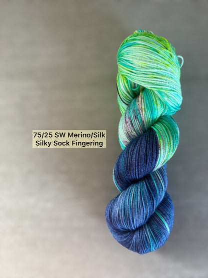 Lady Aurora Artisan Dyed Merino Wool Yarn