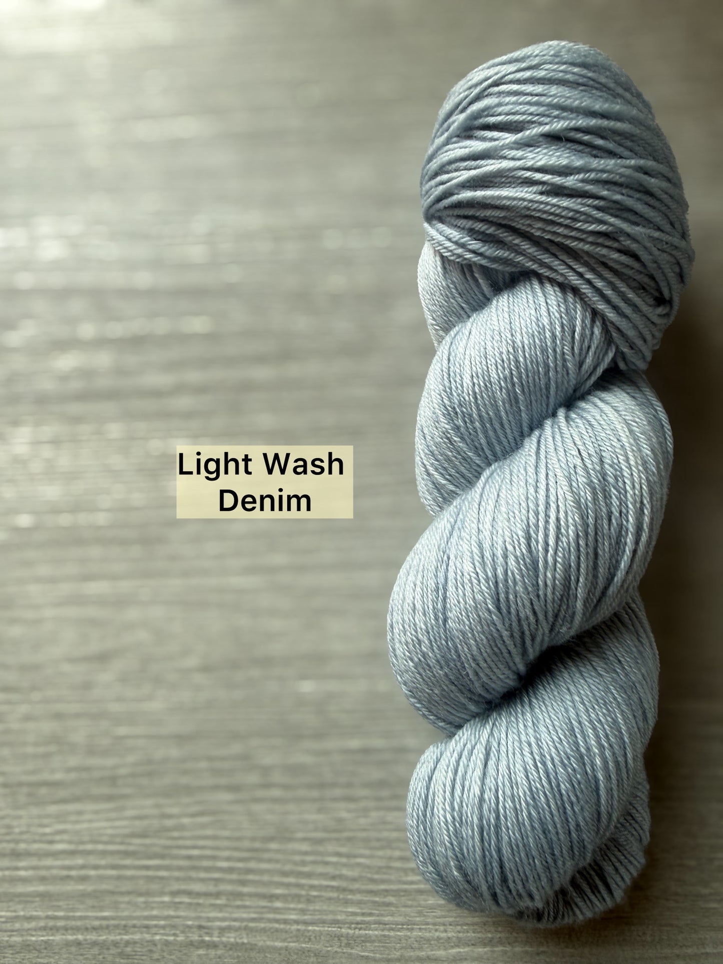 Denim Fade Set Artisan Hand Dyed Merino Wool Yarn