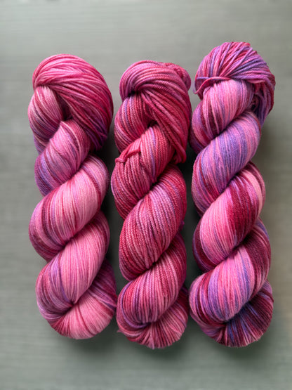 Love Struck Artisan Hand Dyed Merino Wool Yarn