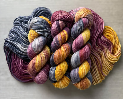 Malabar Squirrel Artisan Hand Dyed Merino Wool Yarn