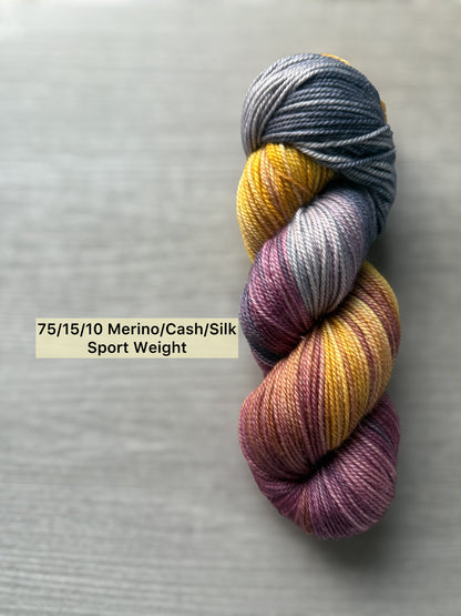 Malabar Squirrel Artisan Hand Dyed Merino Wool Yarn