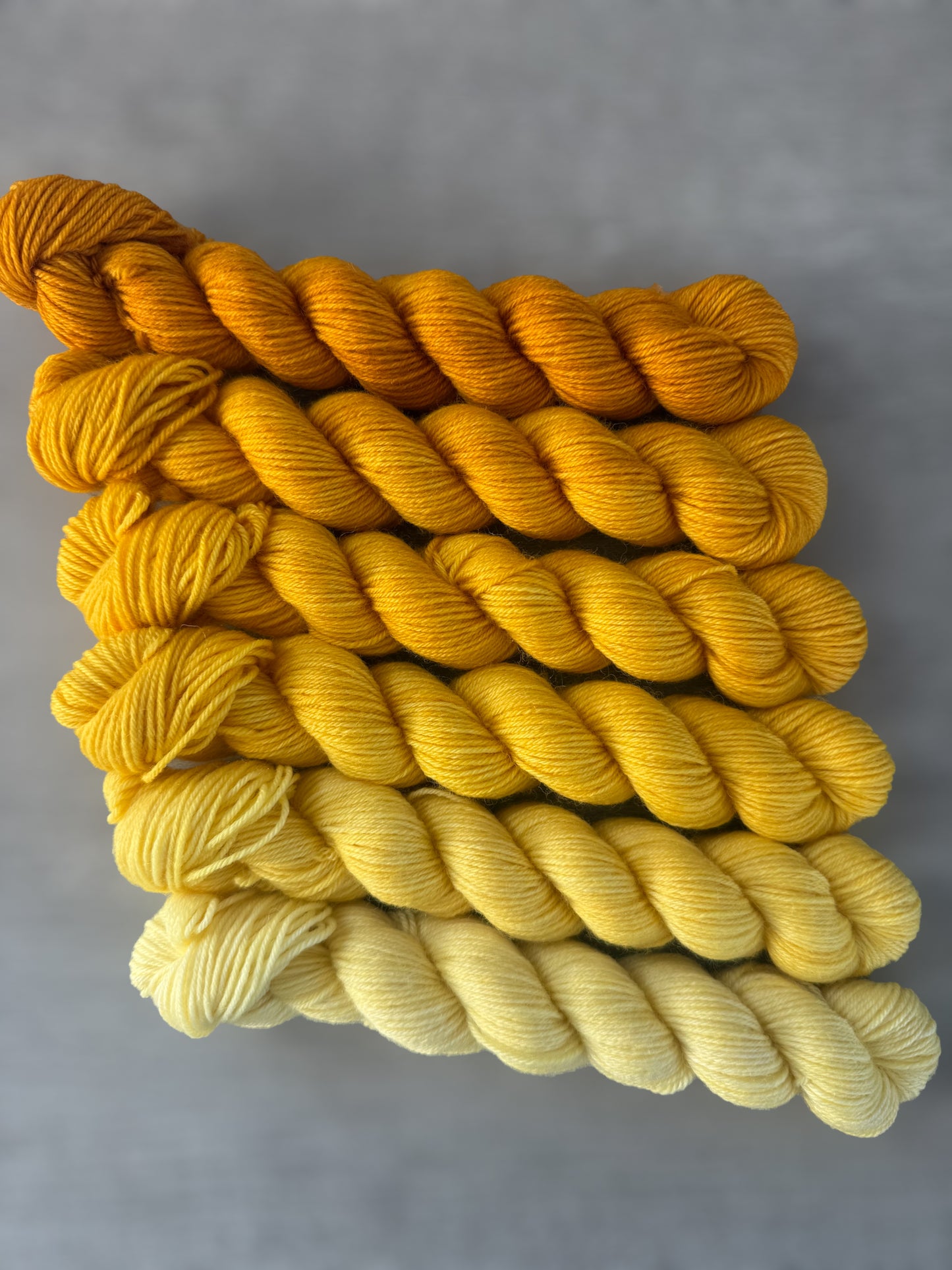 Marigold Hand Dyed Mini Heap Fade Set