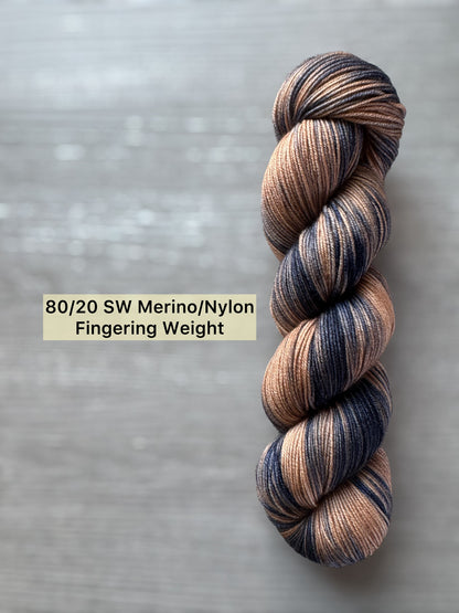 Marry Me Soldier Artisan Hand Dyed Merino Wool Yarn