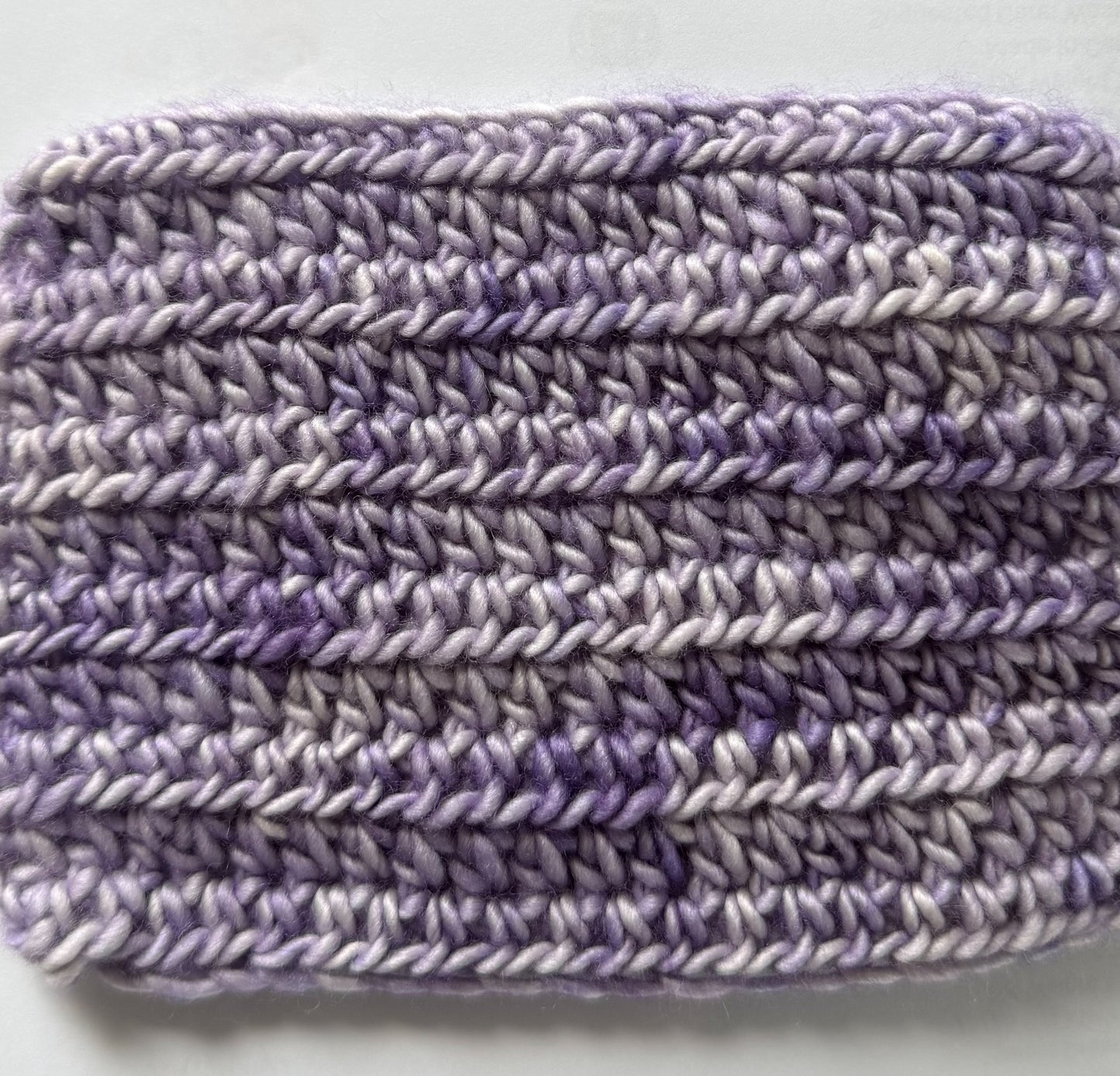 Mauve Marbled Artisan Hand Dyed Merino Wool Yarn