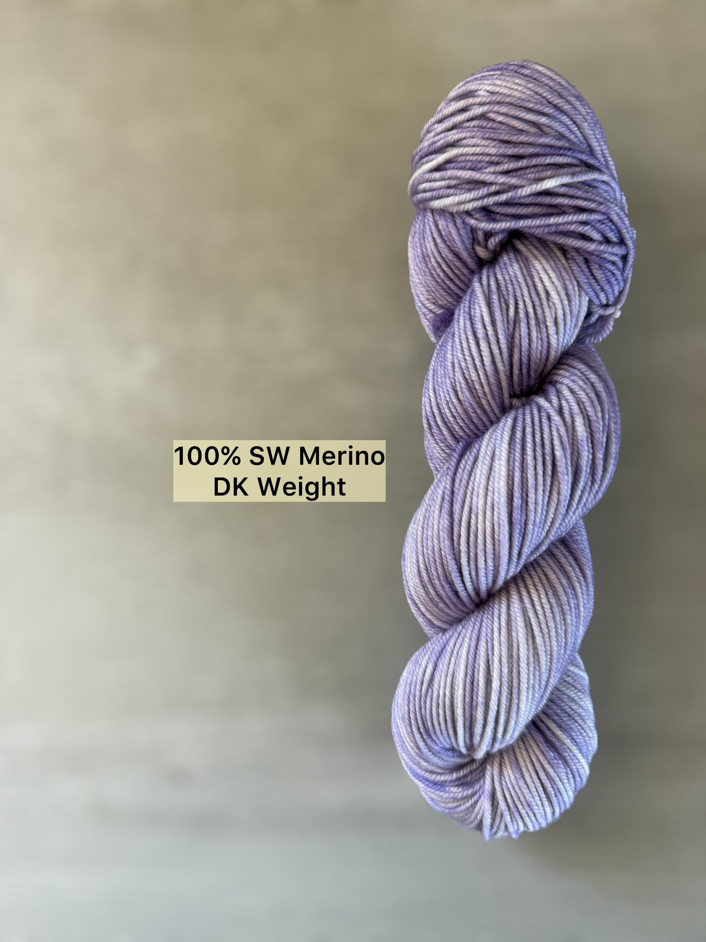 Mauve Marbled Artisan Hand Dyed Merino Wool Yarn