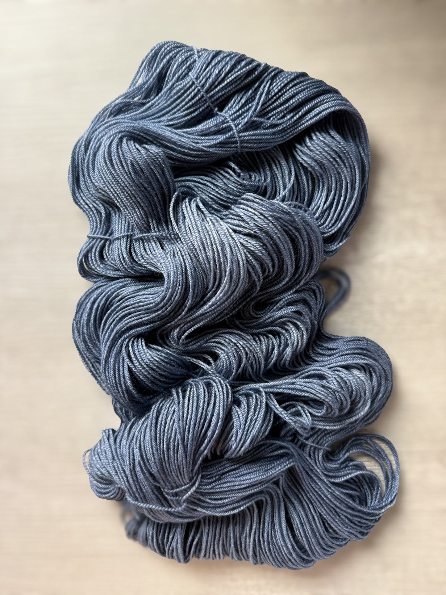 Denim Fade Set Artisan Hand Dyed Merino Wool Yarn