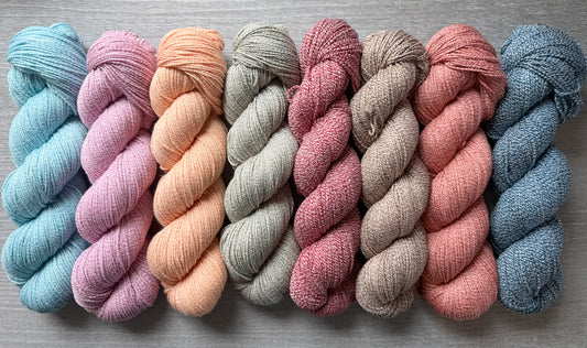 Melange Sport Weight Artisan Hand Dyed Yarn