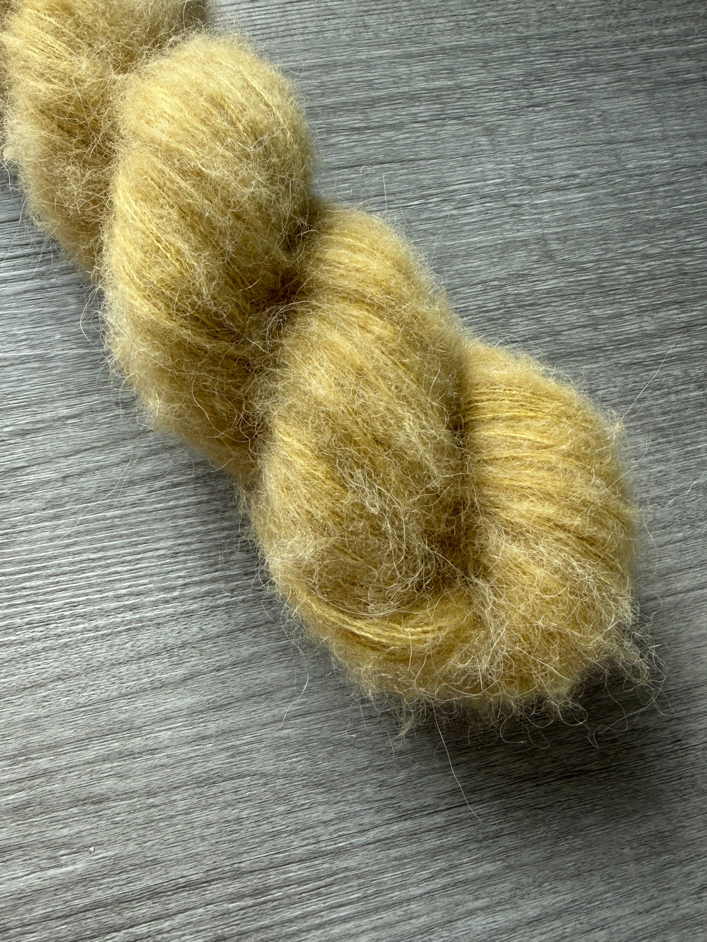 Mimosa Yellow Artisan Hand Dyed Merino Wool Yarn